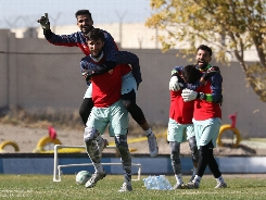 گزارش تصویری؛ آخرین تمرین فوتبالیست ها با رمز اتحاد