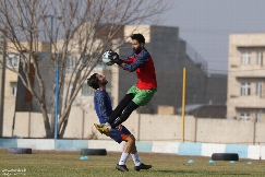 تمرین فوتبالیست‌ها برای دربی آذربایجان