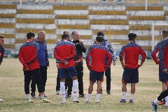 آخرین تمرین فوتبالیست‌ها قبل از سفر به بندرعباس