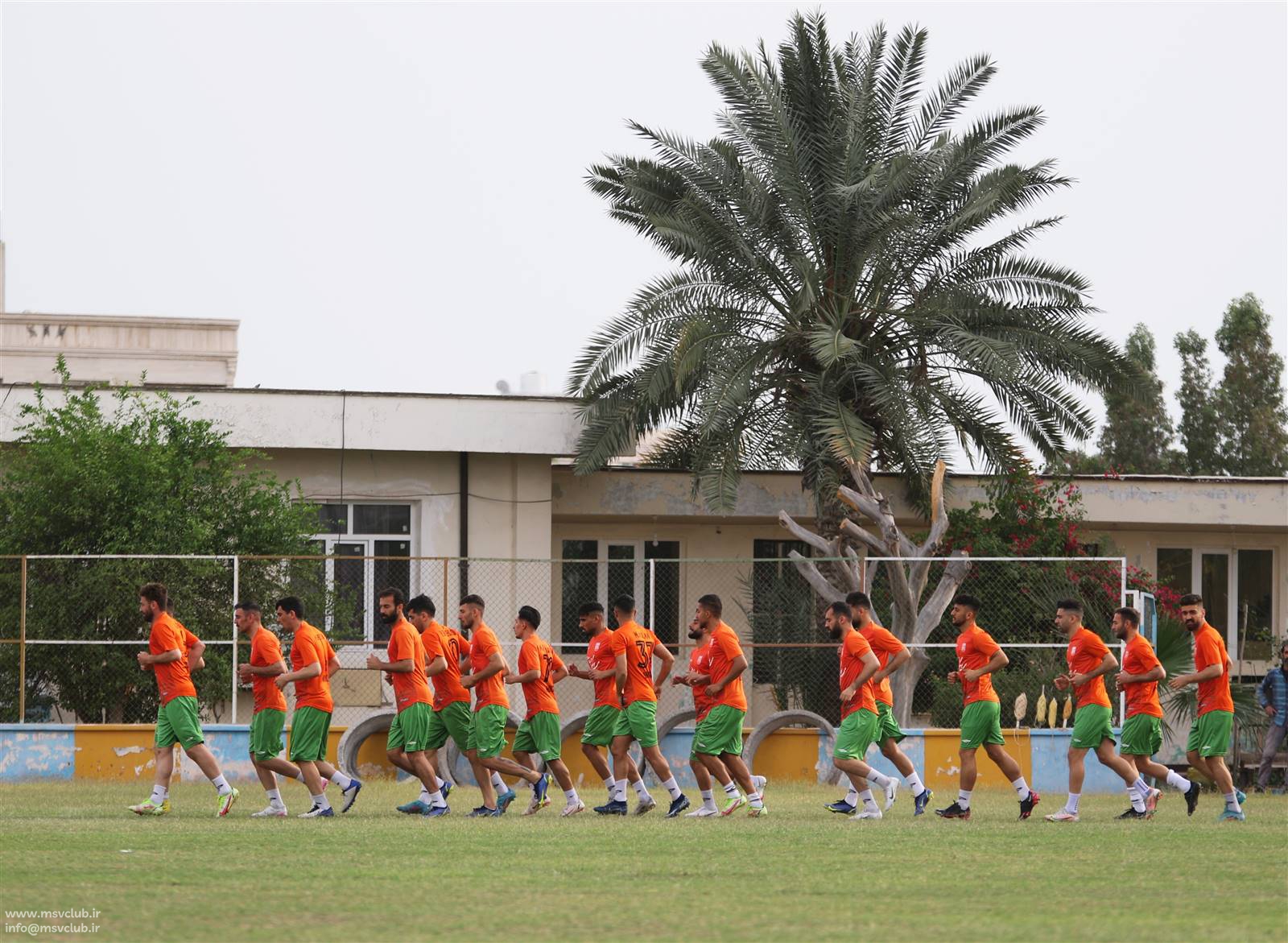 آخرین تمرین تیم فوتبال مس سونگون پیش از دیدار با فولاد هرمزگان