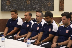 جلسه مدیرعامل باشگاه با اعضای تیم فوتبال